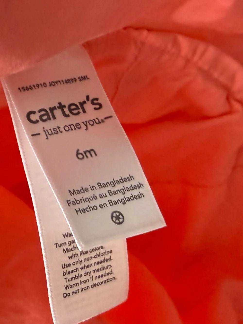 Carters|Baby girl summer dress,Coral Pink with Sunflower print & Matching Hat• - Picture 5 of 6